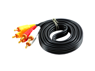 3RCA to 3RCA Cable 1.8m (Composite Video)